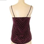 Lucky Brand Jasper Velvet Chevron Cami $85 Strappy Top Herringbone Ruched Rare Photo 2