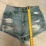 BDG  High Rise Dree Cheeky Distressed Denim Shorts Size 28 Photo 3