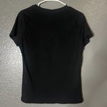 Women’s Black Poderosa Graphic Tee Rose Print T Photo 4