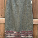 Sag Harbor Vintage  Boho Fringe Hem Maxi Length Skirt Sz 12 Photo 0