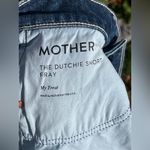 MOTHER The Dutchie Frayed Shorts in the My Treat wash Blue Size 25 Photo 11