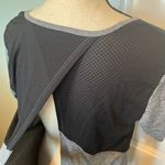Bally Fitness women's size large grey and‎ black with open back athletic shirt. Gray Photo 6