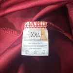 Women’s Burgundy Midi Dress Mock Neck Long Sleeves Bow Detail Size XXL Red Photo 9