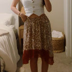 ZARA  White Denim Vest Top Photo 1