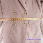 Free People New!  Cuff It Coat in pink,‎ size L Photo 10
