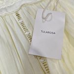 Tularosa  Eleanora Embroidered Dress in Mellow Yellow Large Photo 5