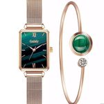 𝅺WOMEN’S Watch & Braclet set Green Photo 2
