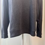 PINK - Victoria's Secret  Lounge Dark Gray & Plaid Crewneck Sweatshirt Size M Photo 4