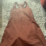 Girlfriend Collective Brown Active Dress With Attached Shorts Work Out Yoga Hike Photo 0