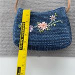 Rosetti Vintage  Blue Floral Raffia Mini Bag Deadstock New With Tags Photo 6