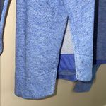 Adidas  Women’s Boxy Cropped Athletic Athleisure Blue Crewneck Sweatshirt Photo 5