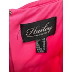 Adrianna Papell Hailey by Hot Pink Embellished Chiffon Cocktail Dress Size 12 Photo 3