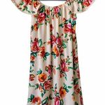 Chelsea and Violet Floral Off Shoulder Dress Boho XS Photo 0