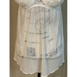 Jessica Simpson  Women’s Sheer Padded Babydoll With Thong L NWTS Photo 4