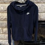 Nike  navy hooded sweatshirt size small Photo 0