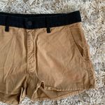 MOTHER Denim Brown/Tan/Black Mother Short Short Prep Shorts Photo 1