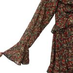 Nasty Gal  Tiered Ruffle Floral Print Dress Long Maxi Size UK 12 US 8 Photo 2