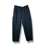 Aritzia TNA Black Cozy Fleece Sweatfleece Mega Cargo Jogger Thick Sweatpants XS Photo 3