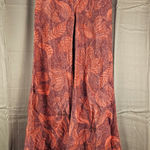 Pilcro  Anthropologie Womens Pink Upper Case A Wide Leg Bell Bottom Jeans 24 Photo 0