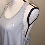 Under Armour  grey racerback branded straps athletic tank top Photo 3