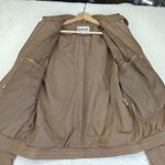 Schott Sportswear Genuine Leather Bomber Jacket Womens Size 40 Brown Photo 8