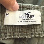 Hollister Womens Ultra High Rise Jogger Pants Sage Green Cotton Blend Gorpcore M Photo 3