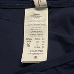 Profile by Gottex Palm Springs SZ 16 Swim Skirt Side Slit Ruffled UPF 50+ Blue Photo 5