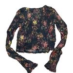 Free People  floral dark combo crop top size small Photo 5