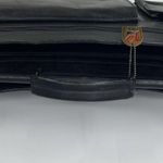 Piel Leather Brief Case Laptop Shoulder Bag Black Photo 2