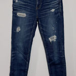 Moussy‎ Skinny Distressed Jeans Size 24 Blue Photo 0