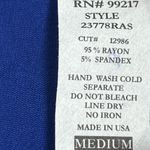 Charming Charlie  Blue Short Sleeve Tunic - Size Medium - GUC Photo 3