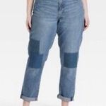 Universal Threads Universal Thread Size 16 33 Boyfriend Jeans High Rise Medium Wash Straight Leg Photo 0