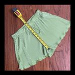 SheIn satin lime green pull-up ribbed shorts- size petite Medium. Bag included Photo 5