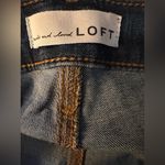 Loft  Modern Skinny Slanted Raw Edge Jeans 14 Photo 3