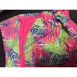 Victorias Secret Sport Small Print Shorts Neon Ruched Sides VSX Photo 3