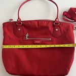 MZ Wallace Chelsea Red Tote With Pouch And Crossbody Strap Photo 13