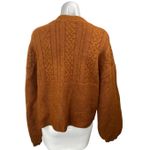 House of Harlow 1960 Women's Brown Long Sleeve Button Up Cardigan Sweater Top XL Photo 1