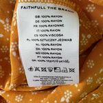 Faithfull the Brand Floral Print Yellow Emita Mini Dress Size 8 NWT Photo 11