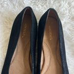Aerosoles  Bechincolor Black Suede Ballet Flat Leopard Calf Hair Toe Size 7.5 ♣️ Photo 3