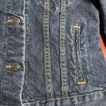 Levi's Red Tab Womens XS Blue Denim Trucker Jacket Fitted Classic Casual Fitted Photo 9