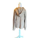 Abercrombie & Fitch Soft Collection Hooded Sweatshirt Tan Black Dots Womens Med Photo 2