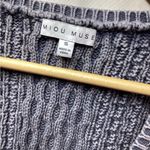 Miou Muse cable knit tank. Size Small Gray Photo 8