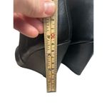 Seychelles  black wedge bootie size 6M 3.5” heel black leather Photo 3
