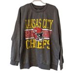 Gameday Couture Women's 2XL Chiefs Gray Oversized Crewneck Pullover Red Size XXL Photo 0