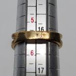 Sterling Silver Gold Plated, Spinel & Aquamarine Ring Blue Photo 6