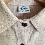 Unique Vintage Vintage Woven 100% Cotton Sleeveless Button Up Unique Batik Sz M Earthy Indie Photo 2