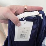 Rachel Parcell [] Blue Floral Puff Sleeve Lace Trim Spring Midi Dress NWT Size 8 Photo 10