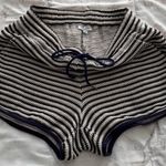 Splendid striped navy blue and white Textured Knit shorts, size XS pockets boho Photo 15