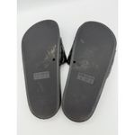 Madden Girl  Slide Sandals Women 6 Black Quilted Travel Beach Coastal Pool Casual Photo 3