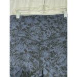 Athleta  Elation Textured Tight Womens Leggings M Nylon/Spandex Blue & Black Photo 2